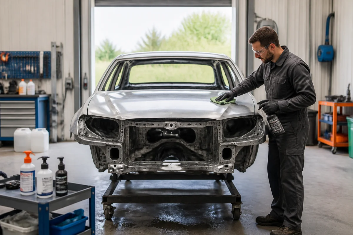 décapage voiture par bain prix