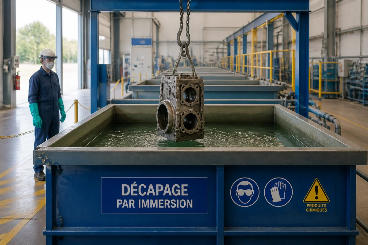 bain d'acide pour décapage